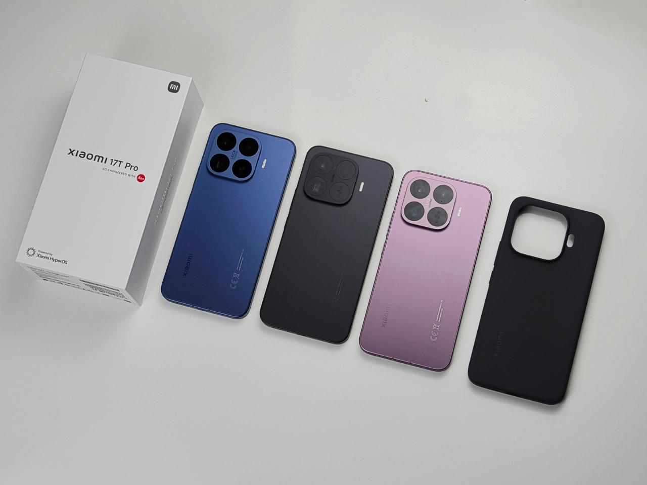 Cận cảnh ốp lưng của Xiaomi 17T Pro