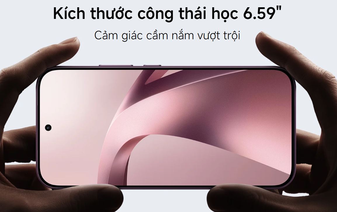 Màn hình của Xiaomi 17T có kích thước 6.59 inch