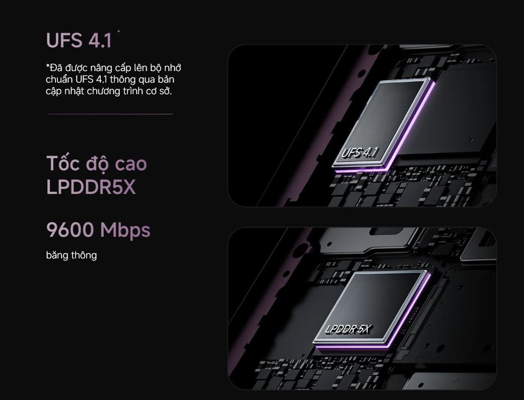 Xiaomi 17T có RAM LPDDR5X tốc độ cao