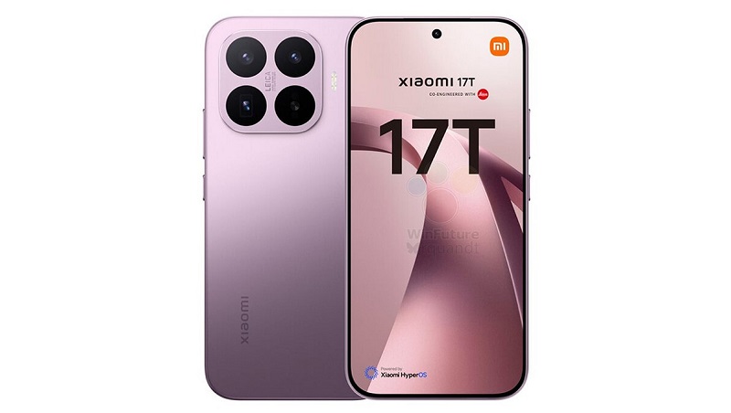 Xiaomi 17T có thiết kế hiện đại