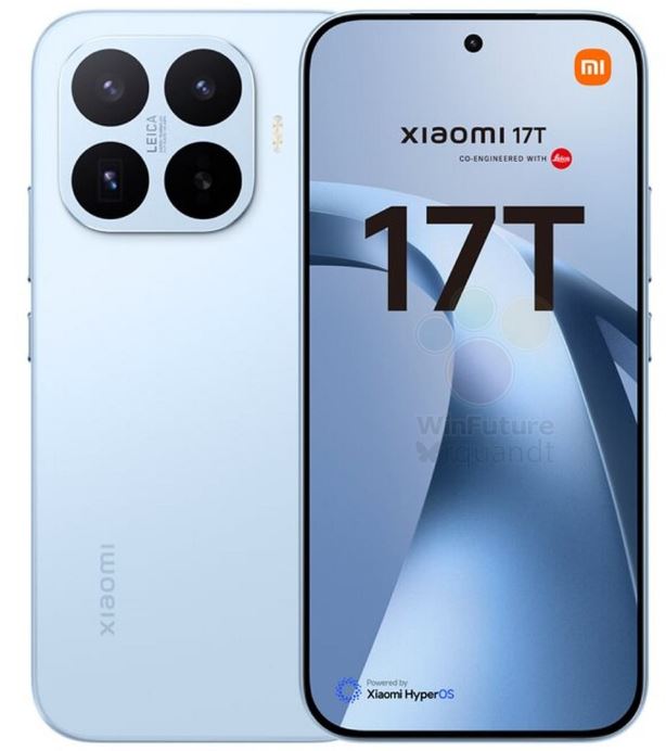 Xiaomi 17T màu xanh nhạt