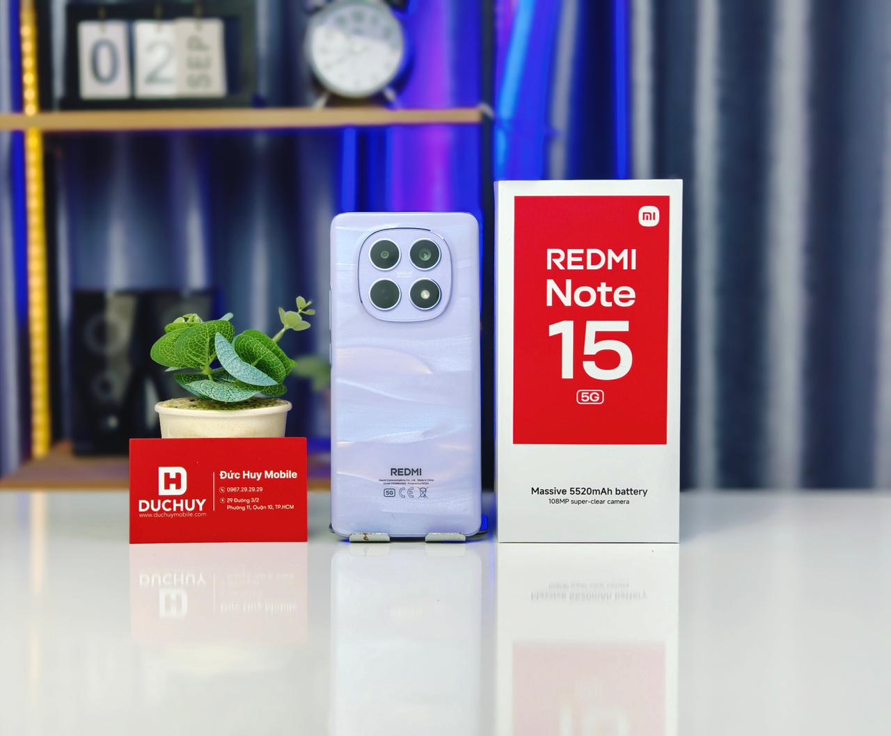 Thiết kế Xiaomi Redmi Note 15 5G siêu mỏng