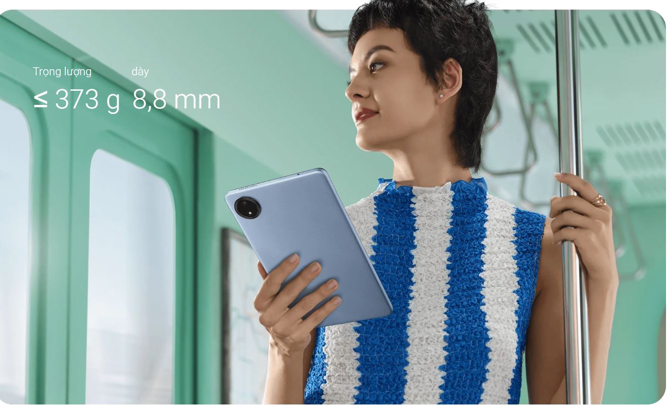 Xiaomi Redmi Pad SE 8.7 WiFi có thiết kế gọn nhẹ