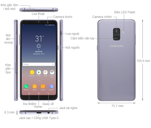 Samsung A8 2018 Xử Nữ Chính Hãng - Giá Rẻ