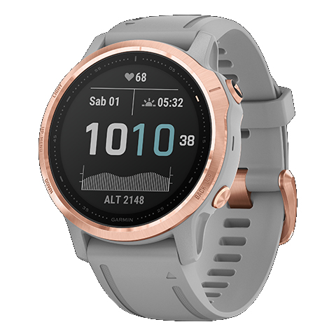Đồng Hồ Thông Minh Garmin fenix 6S Sapphire (Vàng Hồng - Dây Xám)