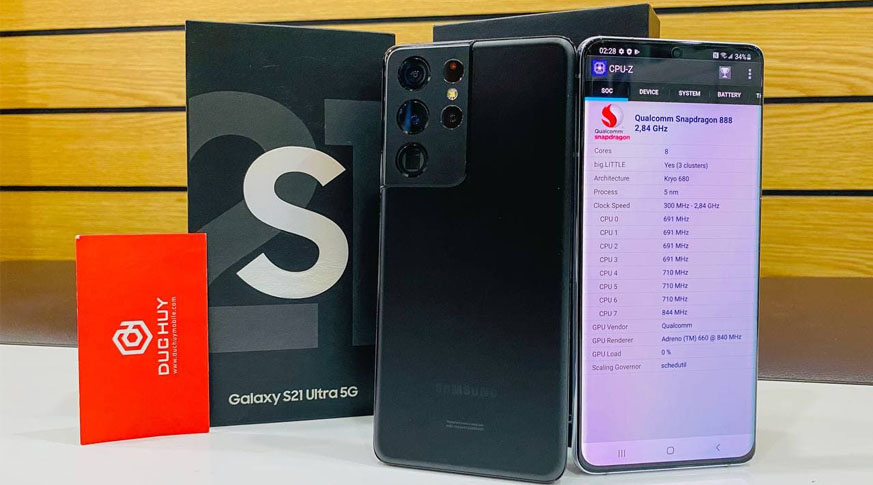 Samsung Galaxy S21 Ultra 5G 128GB Mỹ Mới 100%