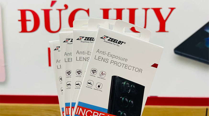 Kính Cường Lực Camera Zeelot Galaxy S22 Ultra 5G Chính Hãng