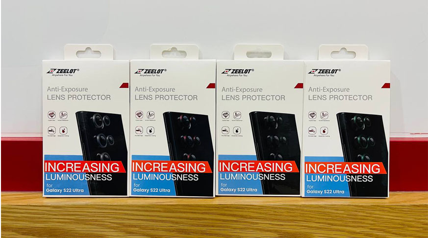Kính Cường Lực Camera Zeelot Galaxy S22 Ultra 5G Chính Hãng