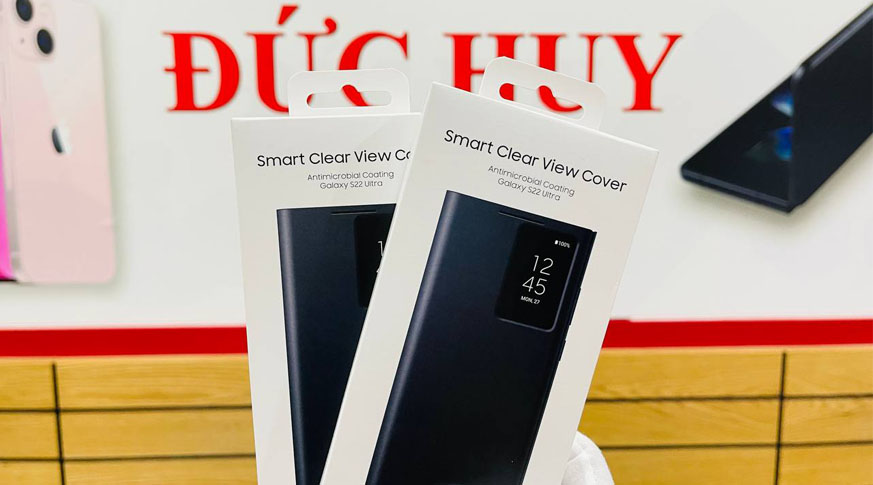 Bao da Smart Clear View Samsung Galaxy S22 Ultra 5G
