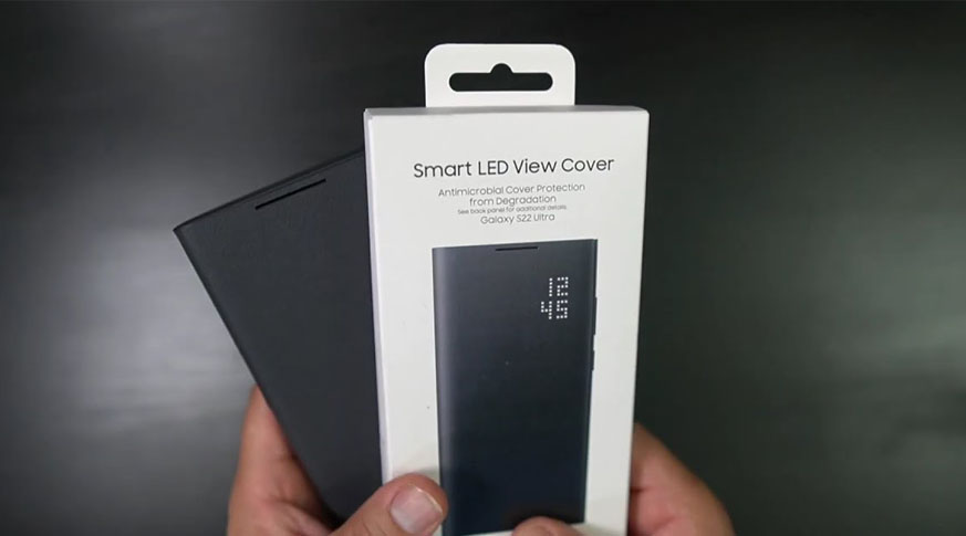 Bao da Smart Clear View Samsung Galaxy S22 Ultra 5G