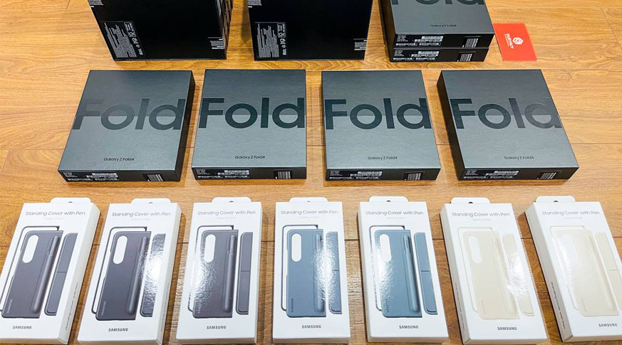 Bao Da Kèm Bút S-Pen Samsung Galaxy Z Fold4 5G Chính Hãng