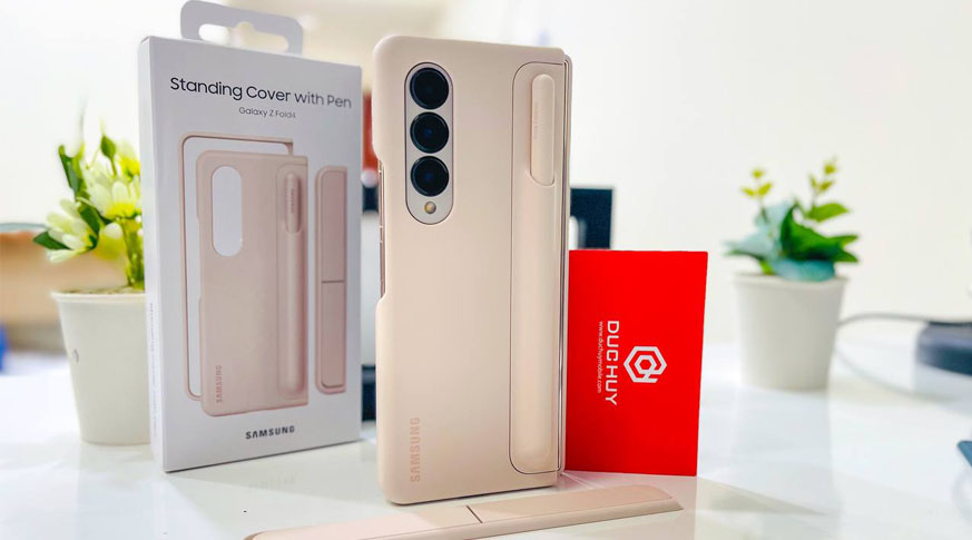 Bao Da Kèm Bút S-Pen Samsung Galaxy Z Fold4 5G Chính Hãng