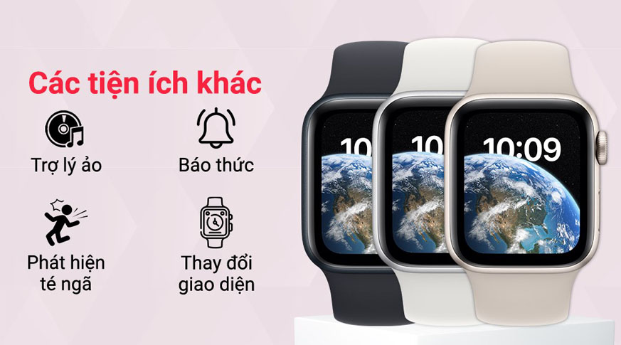 Apple Watch SE (2022) 40mm (LTE) Nhôm Sport Band Chính Hãng