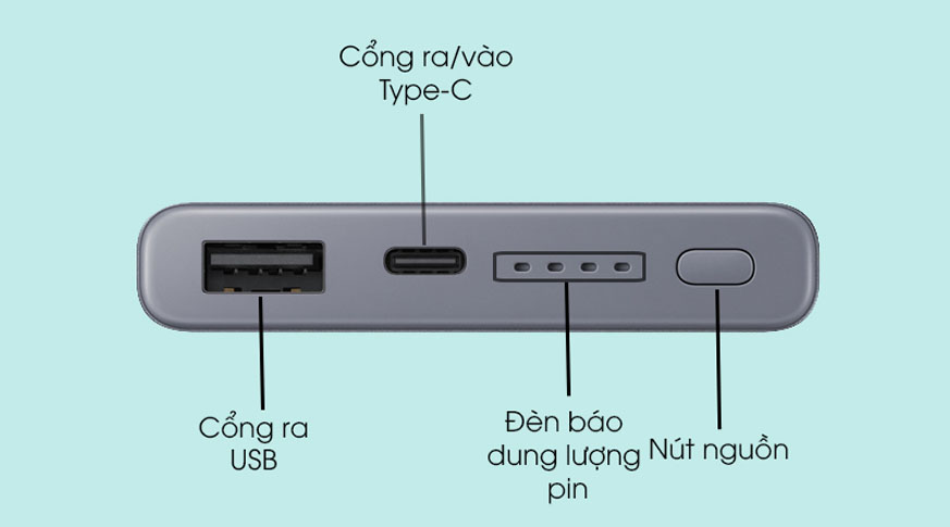 Pin sạc dự phòng Samsung 10.000 mAh Type C PD EB-P3300 Chính Hãng