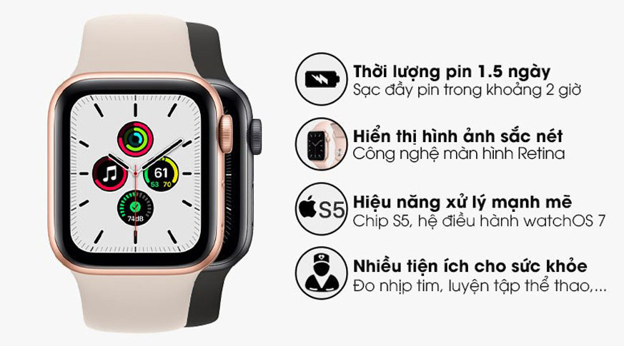 Apple Watch SE 40mm GPS Chính Hãng Mới 100% Fullbox Chưa Active