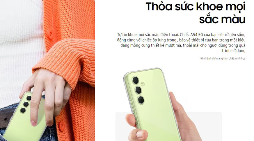 Ốp lưng trong Galaxy A54 5G Chính Hãng Ốp lưng trong Galaxy A54 5G Chính Hãng