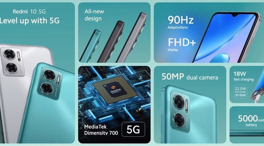 Xiaomi Redmi 10 5G (4GB | 64GB) Chính Hãng