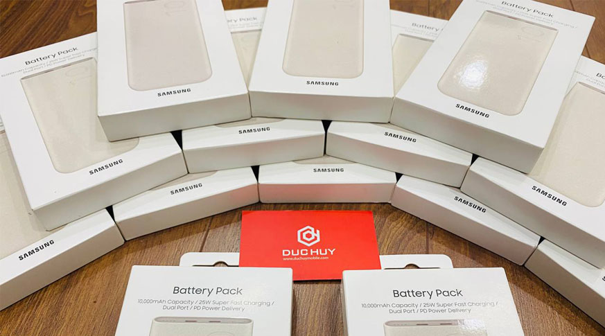 Pin sạc dự phòng Samsung 10.000 mAh 25W Type C EB-P3400X Chính Hãng