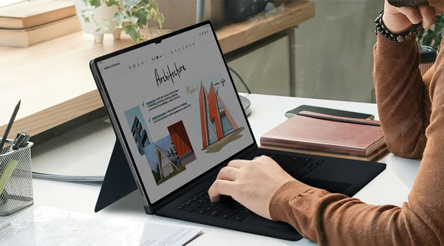 Bao da kèm bàn phím Galaxy Tab S9+ Chính Hãng Bao da kèm bàn phím Galaxy Tab S9+ Chính Hãng