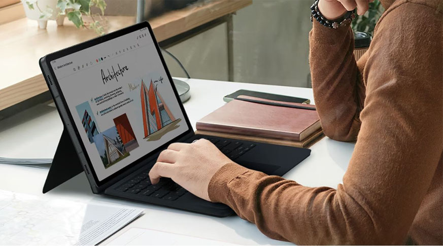 Bao da kèm bàn phím (Pad chuột) Galaxy Tab S9+ Chính Hãng Bao da kèm bàn phím (Pad chuột) Galaxy Tab S9+ Chính Hãng