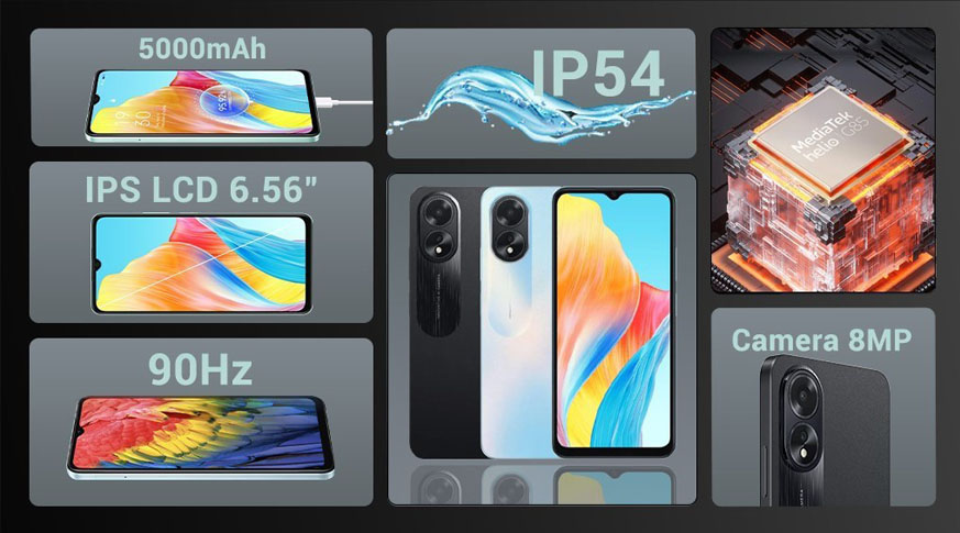 OPPO A18 (4GB | 64GB) Chính Hãng OPPO A18 (4GB | 64GB) Chính Hãng