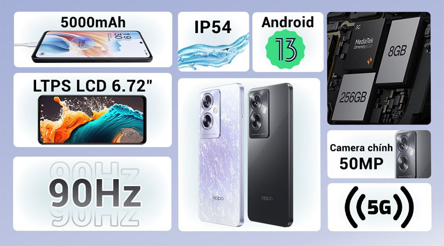 OPPO A79 5G 256GB Chính Hãng