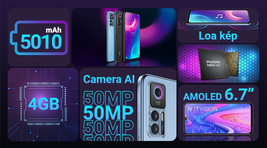 TCL 30+ (4GB | 128GB) Chính Hãng