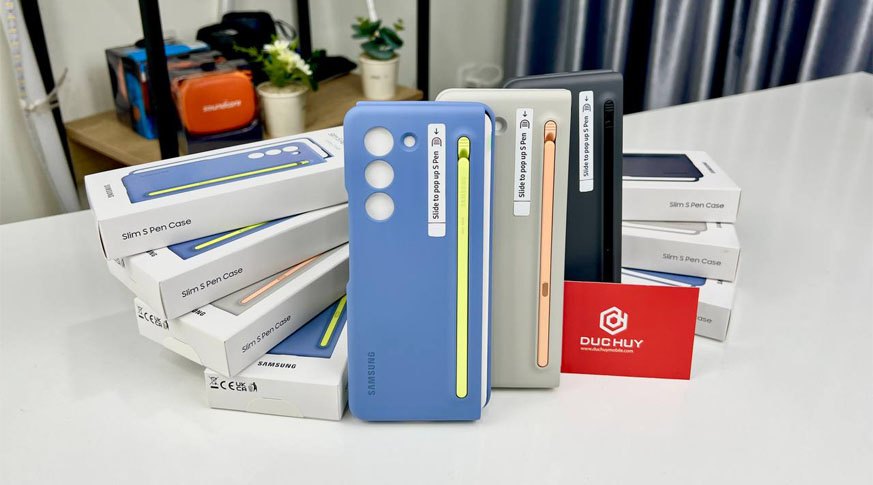 Bao Da Kèm Bút S-Pen Samsung Galaxy Z Fold5 5G (Slim) Chính Hãng