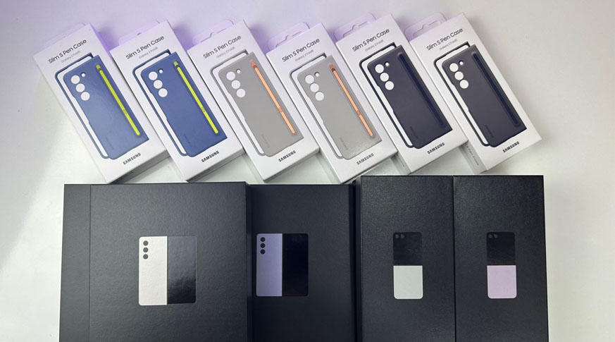 Bao Da Kèm Bút S-Pen Samsung Galaxy Z Fold5 5G (Slim) Chính Hãng