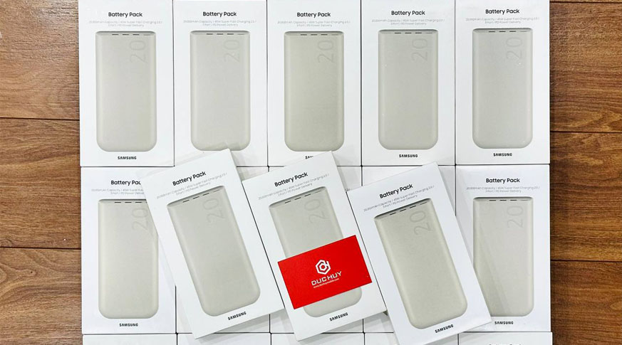 Pin sạc dự phòng Samsung 10.000 mAh 25W Type C EB-P3400X Chính Hãng