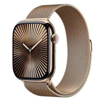 Apple Watch Series 10 GPS + Cellular 46mm viền Titanium dây Milan Chính Hãng