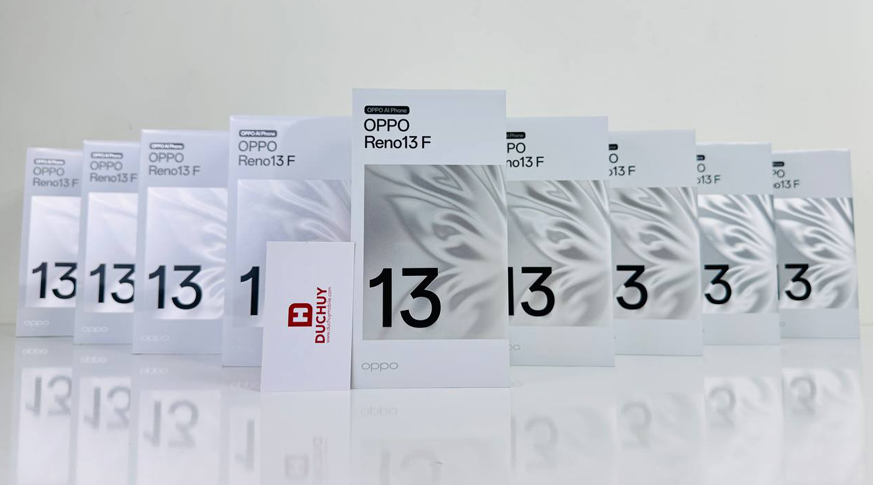 OPPO Reno13 F sẵn hàng tại Đức Huy Mobile