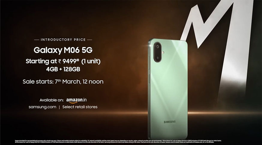 Samsung Galaxy M06 5G (4GB | 128GB)