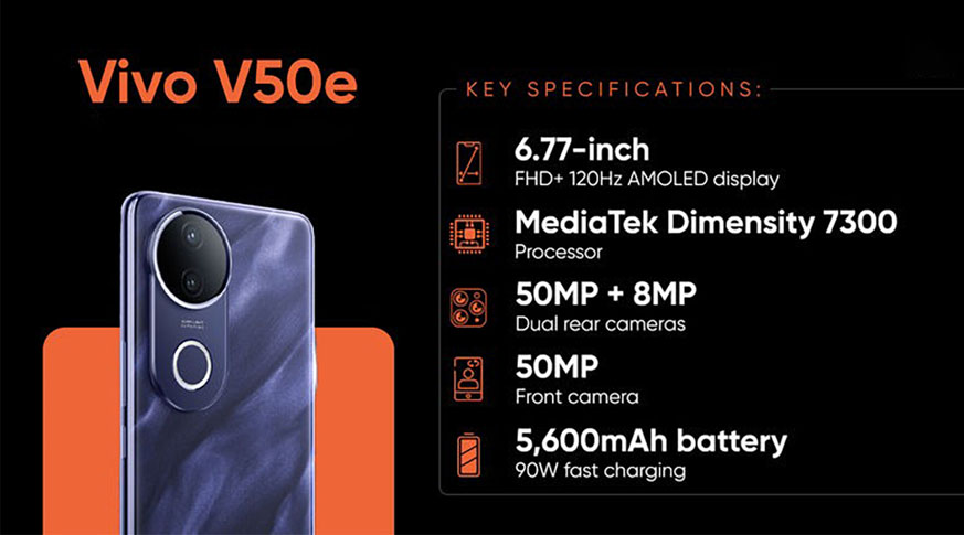 Vivo V50e 5G (8GB | 128GB)