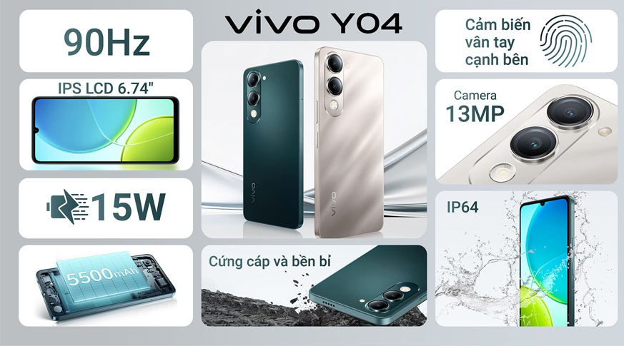 Vivo Y04 giá rẻ