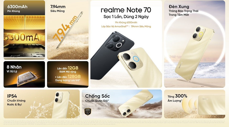 realme Note 70 giá rẻ