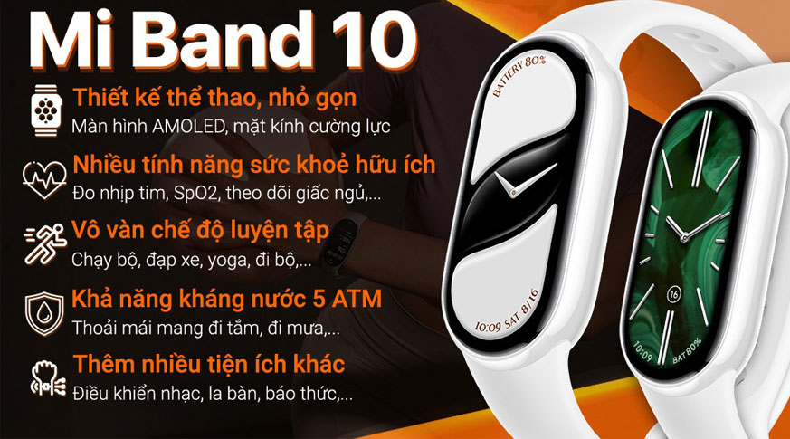 Xiaomi Mi Band 10 Viền Gốm