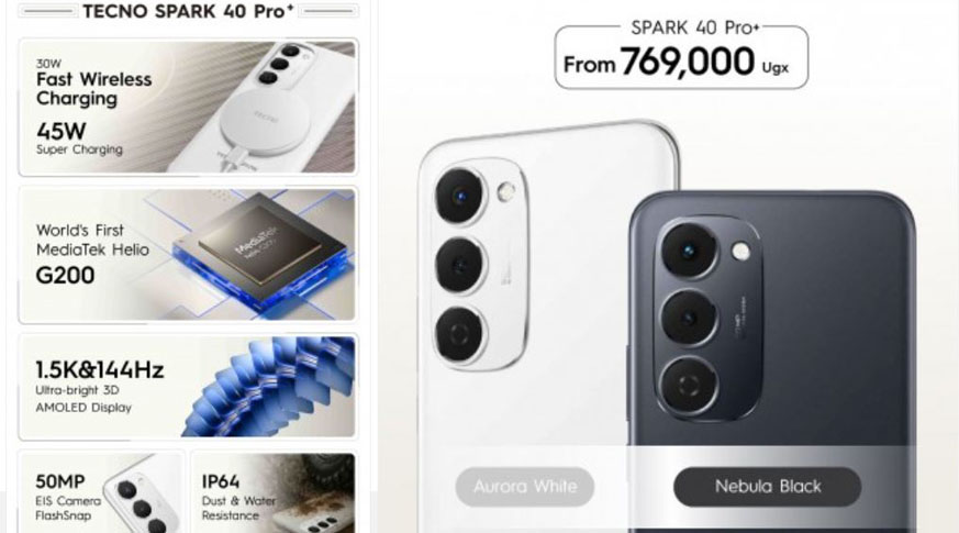 Tecno Spark 40 Pro Plus chính hãng