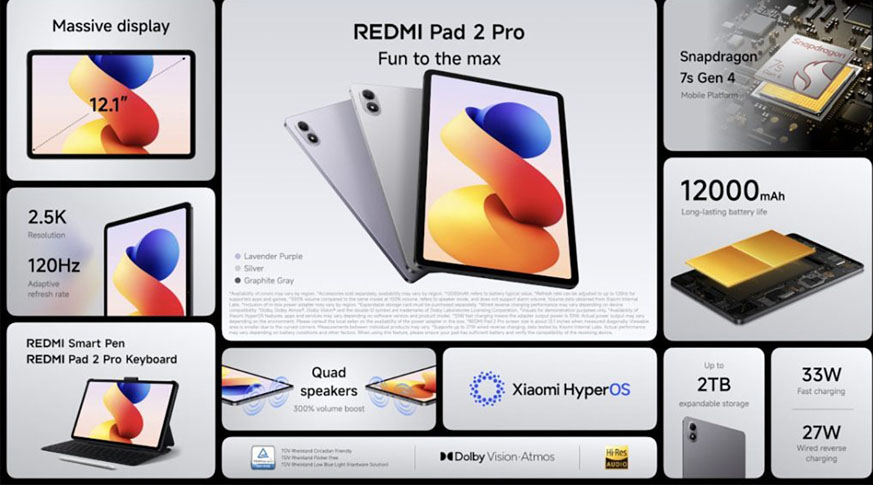 Redmi Pad 2 Pro giá rẻ
