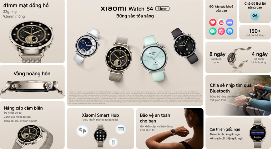 Xiaomi Watch S4 Chính Hãng Xiaomi Watch S4 Chính Hãng