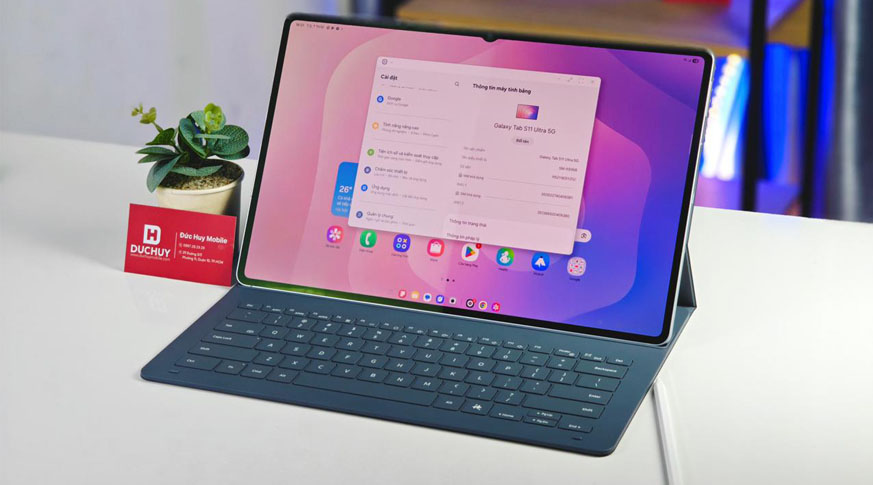 Bao da Galaxy Tab S11 Ultra kèm bàn phím Samsung