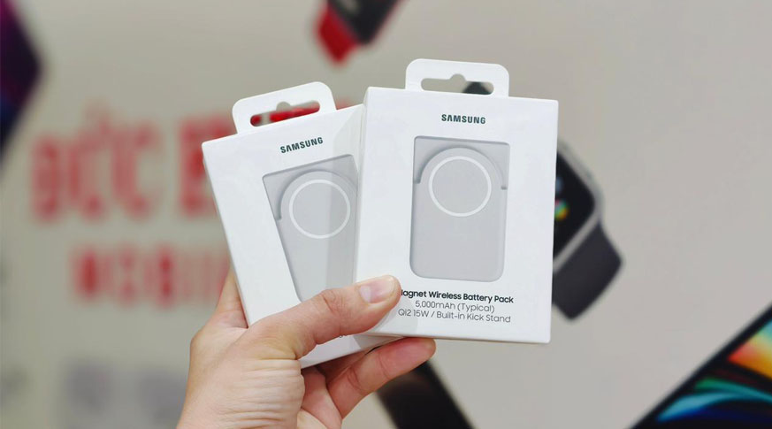 Pin sạc dự phòng sạc không dây nam châm Magnet giá rẻ