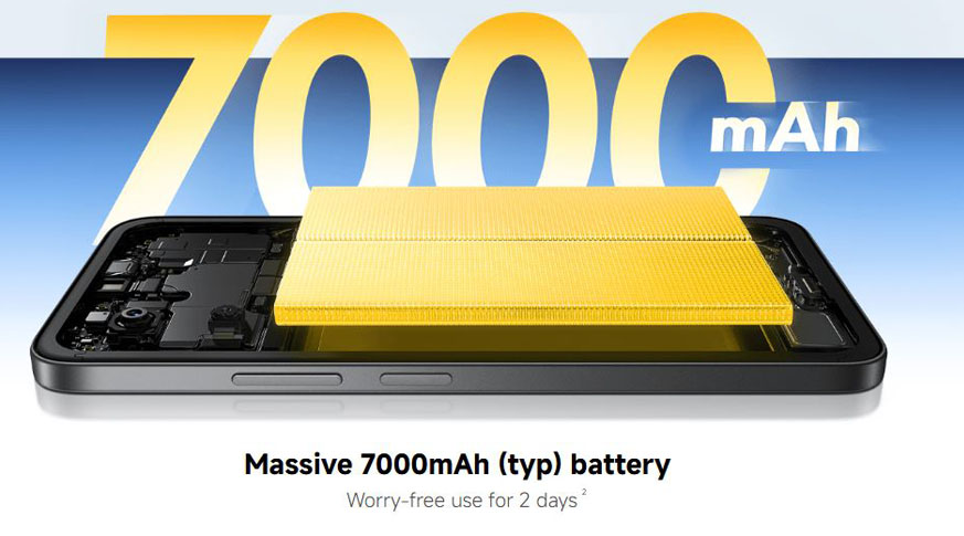 Poco M8s 5G pin 7,000mAh