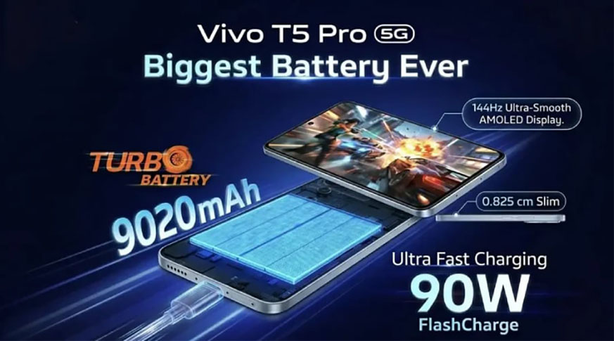 Vivo T5 Pro 5G giá rẻ