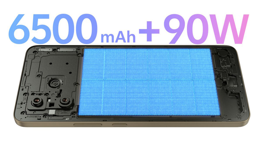Vivo V70 Lite 5G pin 6500 mAh