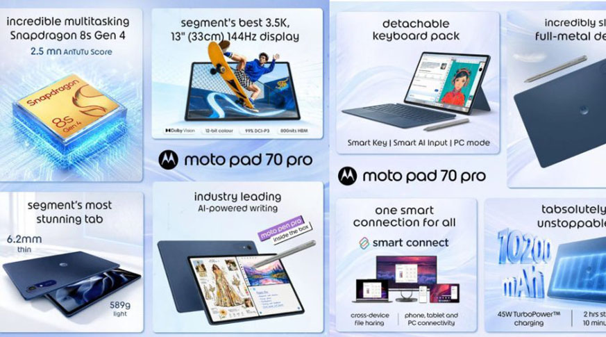 Motorola Moto Pad 70 Pro giá rẻ