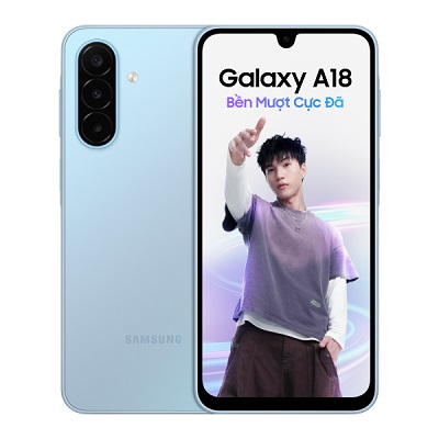 Samsung Galaxy A18 màu xanh mây