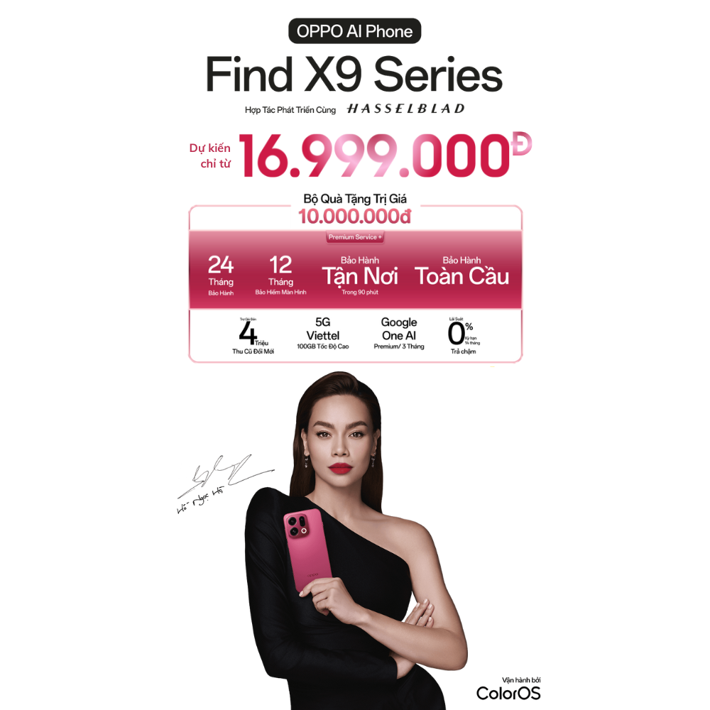ĐẶT NGAY OPPO FIND X9 SERIES