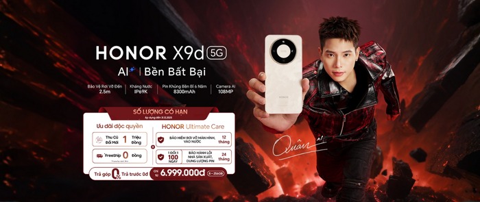 Mua HONOR X9d Giảm 3 Triệu