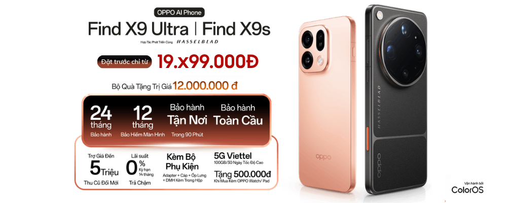 Sẵn Hàng Siêu Phẩm OPPO Find X9 Ultra